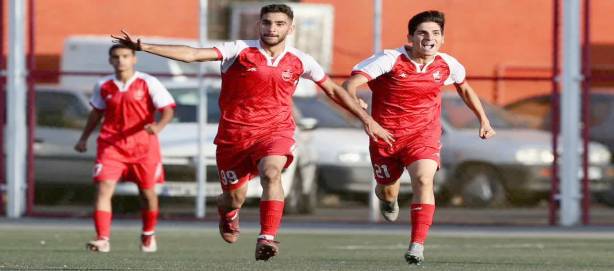 کامبک نوجوانان پرسپولیس با طعم قهرمانی نیم فصل